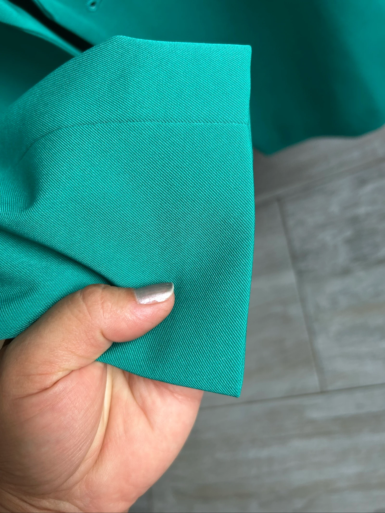 Veste tailleur verde esmeralda – photo 4